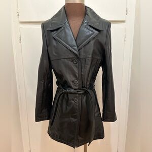 Wilson Leather Belted Jacket